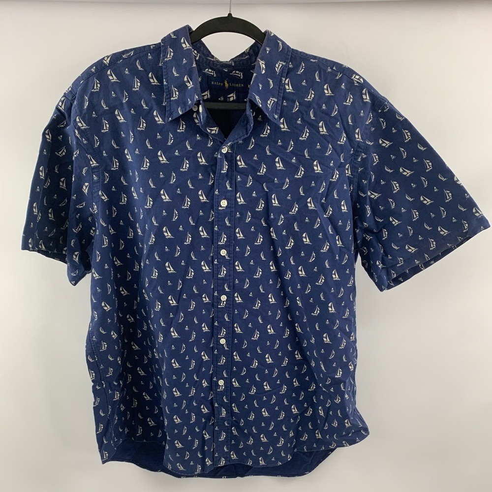 Polo Ralph Lauren sail boat shirt sz XXL